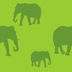 green elephants animals pattern background tile