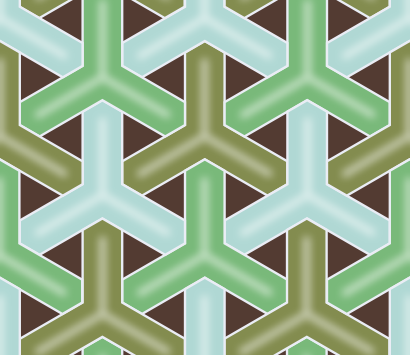 hexagon basketry pattern background
