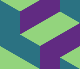 hexagon basic pattern blue green purple background