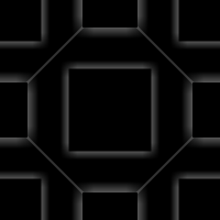 Black squares diamonds background tile 1023