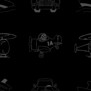 Black transport motorcycle airplane pattern background tile 1031