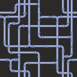 water pipes tile