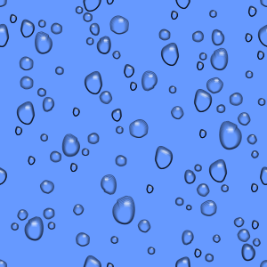 blue raindrops repeating background tile