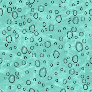 Green raindrops pattern background tile 1044