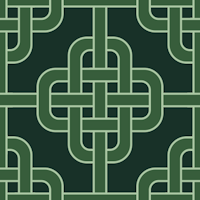 Green basketry pattern background tile 1045