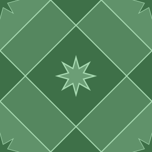 Green stars pattern background tile 1046