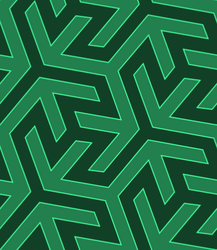 Green hexagon pattern background tile 1055