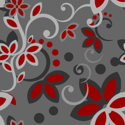 Flowers pattern background tile 1023