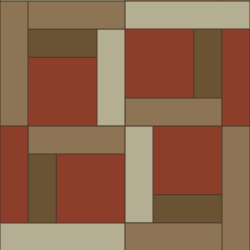 Brown squares pattern background tile 1026