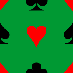playing cards pattern