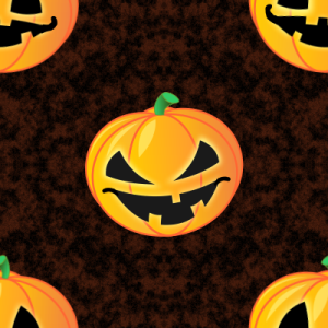 halloween pumpkin pattern background tile 1069