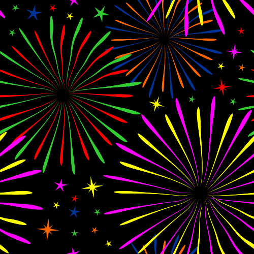 fireworks pattern background