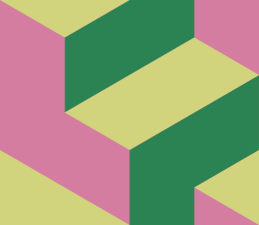 hexagon cubes purple green pattern background