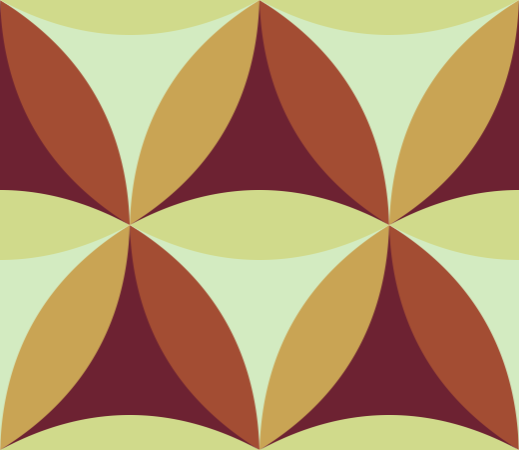 hexagon circles pattern background tile