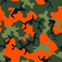 orange green army pattern camouflage background