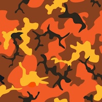 orange yellow camouflage background