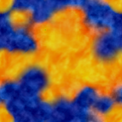 blue yellow lava texture