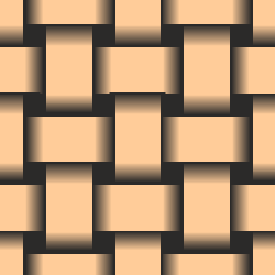 Orange basketry pattern background tile 1004