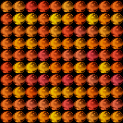Orange mosaïc circles pattern background tile 1009