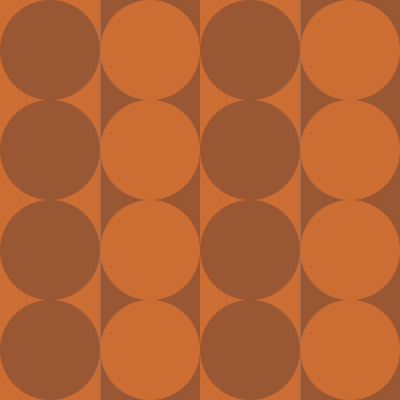 Orange circles pattern background tile 1015