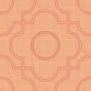 Orange pattern background tile 1018