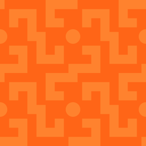 Orange pattern background tile 1026