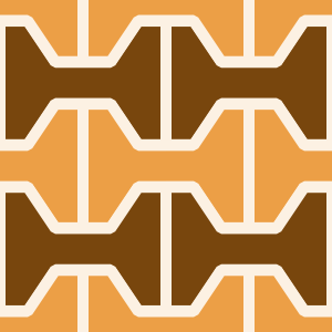 Orange pattern background tile 1043