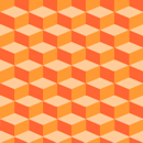 orange cubes background tile