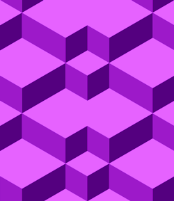 purple cubes pattern repeating background tile