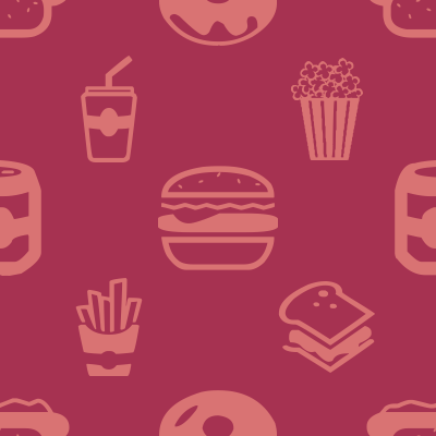 purple fastfood snacks pattern wallpaper background tile