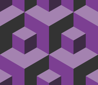 purple cubes pattern background tile 1043