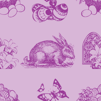 purple easter pattern background tile