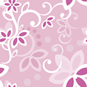 purple flowers clip-art background tile