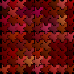 Red puzzle pieces puzzle pattern background tile 1004
