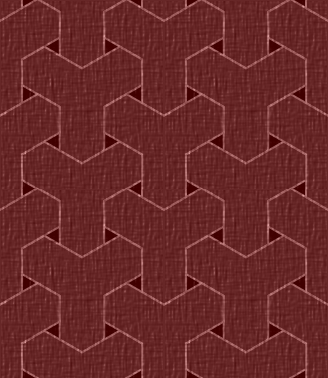 Red texture ocher hexagons pattern background tile 1036