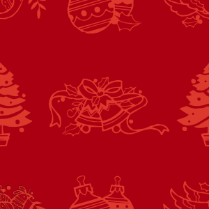 Red christmas pattern background tile