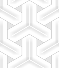 White hexagons pattern background tile 1017