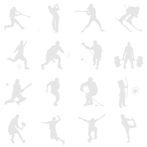 White sport icons vector pattern background tile 1023