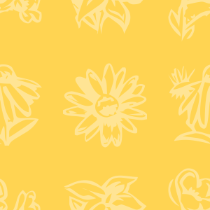 yellow flowers pattern background tile 1027