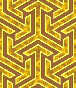 yellow brown textured hexagons wallpaper pattern background tile