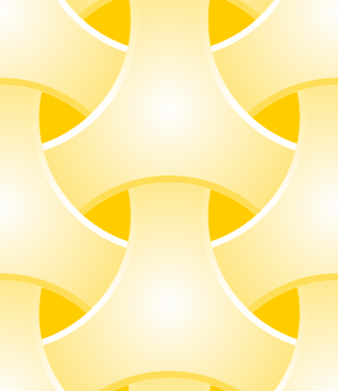 yellow hexagon circles background tile