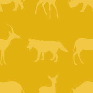 yellow animals pattern background tile